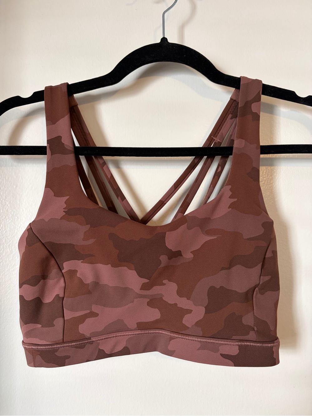 Lululemon Camouflage Sports Bra - Mauve Brown